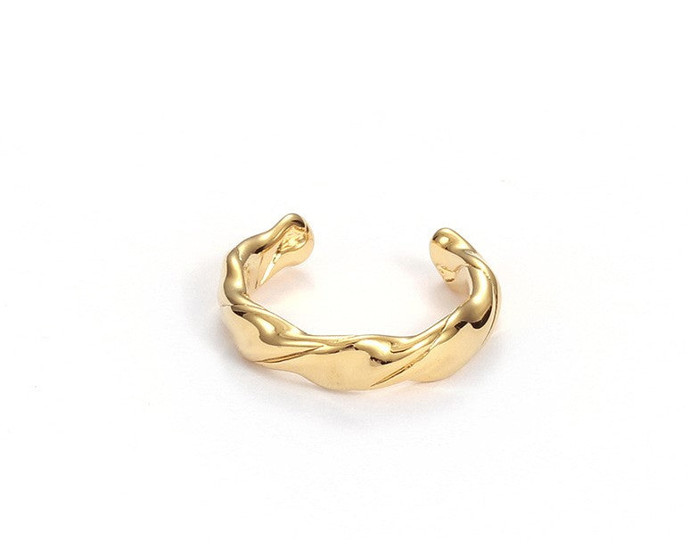 Alexandria - Twisted Hollow Open Ring