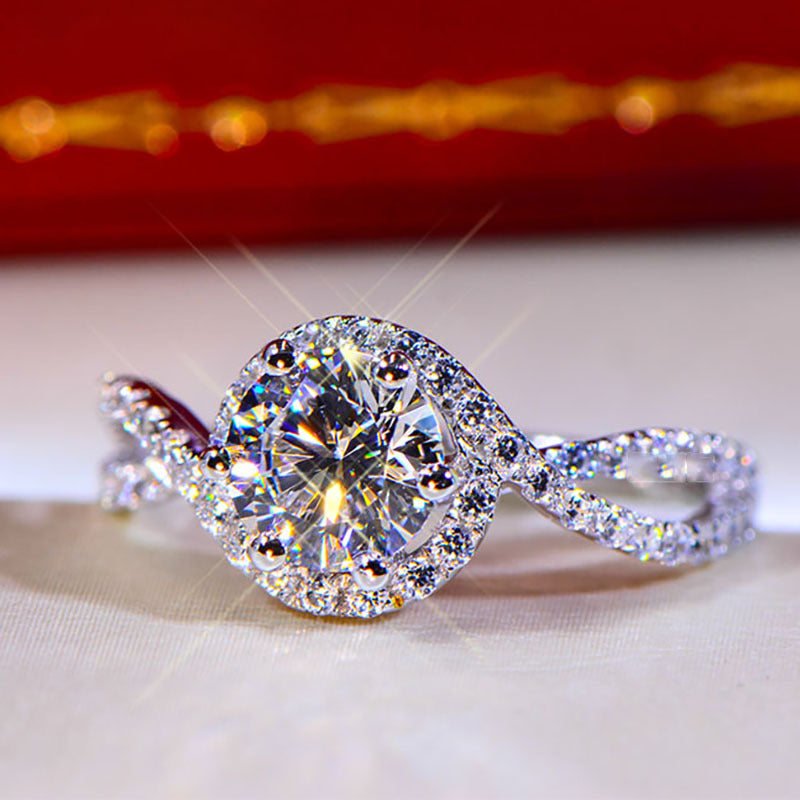 Georgia Diamond Engagement Ring - 2 Carats of Radiant Elegance