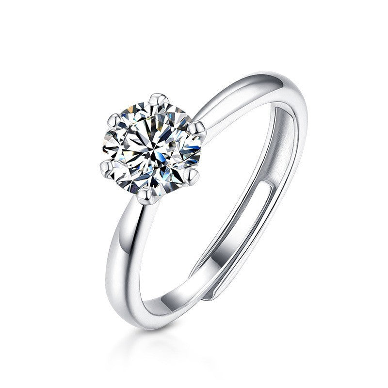 Maeve Ring - 1 Carat Diamond Centerpiece by LuvEcho Jewelry