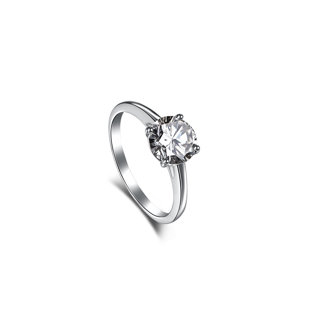 Elegantly Wearing Noemi Diamond Ring - Affordable Luxury