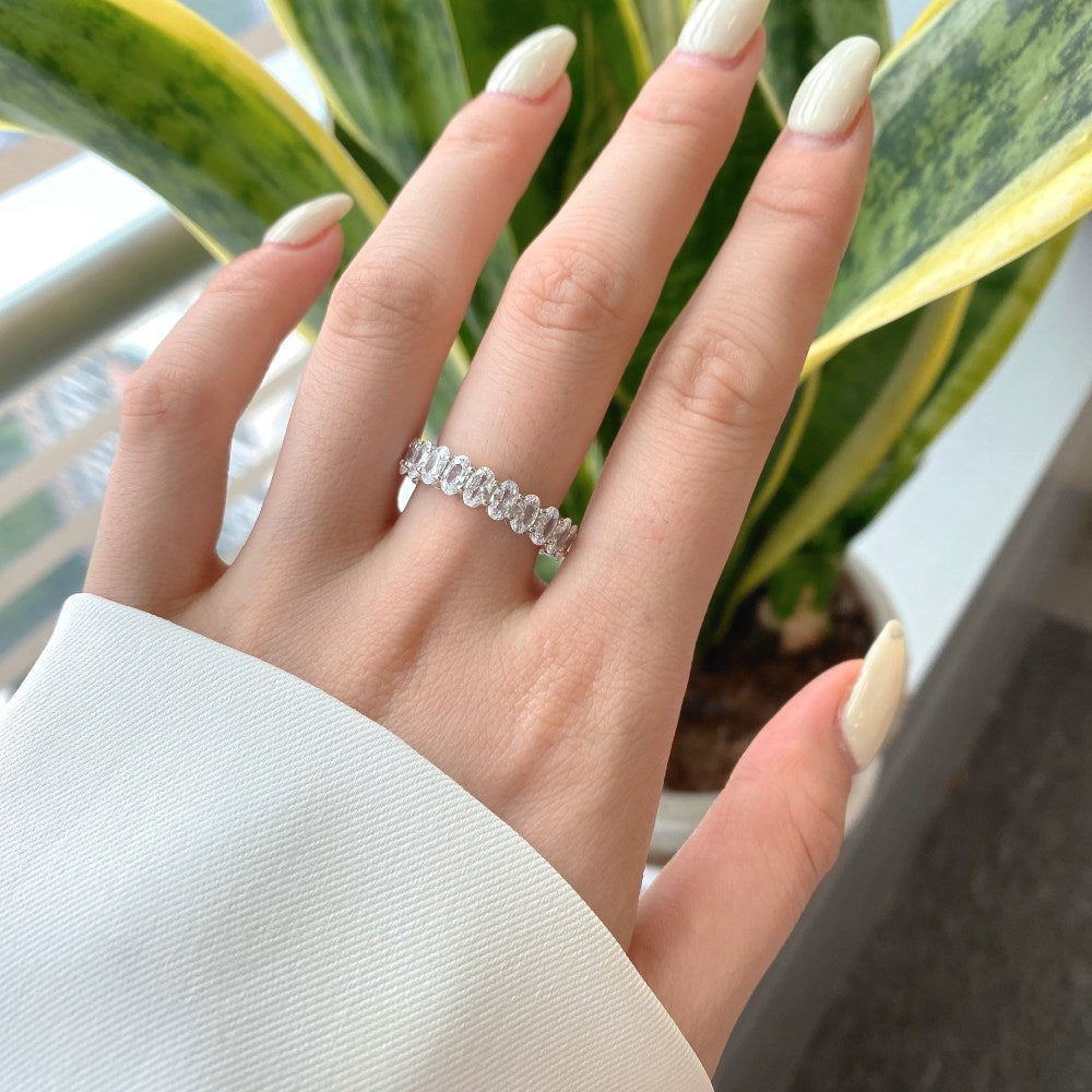 Elegant Look with Shay Diamond Band Ring - Versatile Accessory with Simple Design - LuvEcho Jewelry