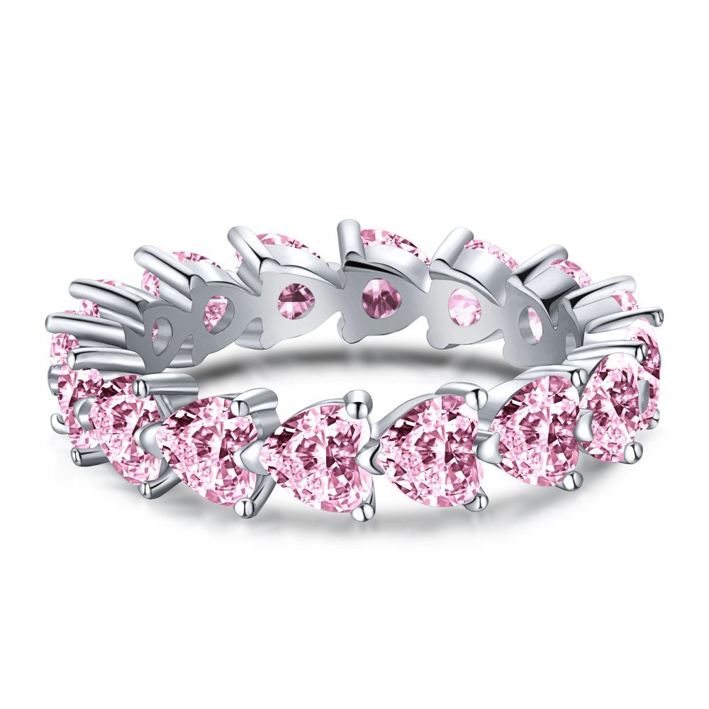 Sophia Ring Pink- Timeless Elegance - High-Quality 925 Sterling Silver Craftsmanship