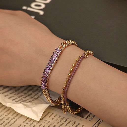 Cool and Elegant Purple Bracelet - LuvEcho Collection