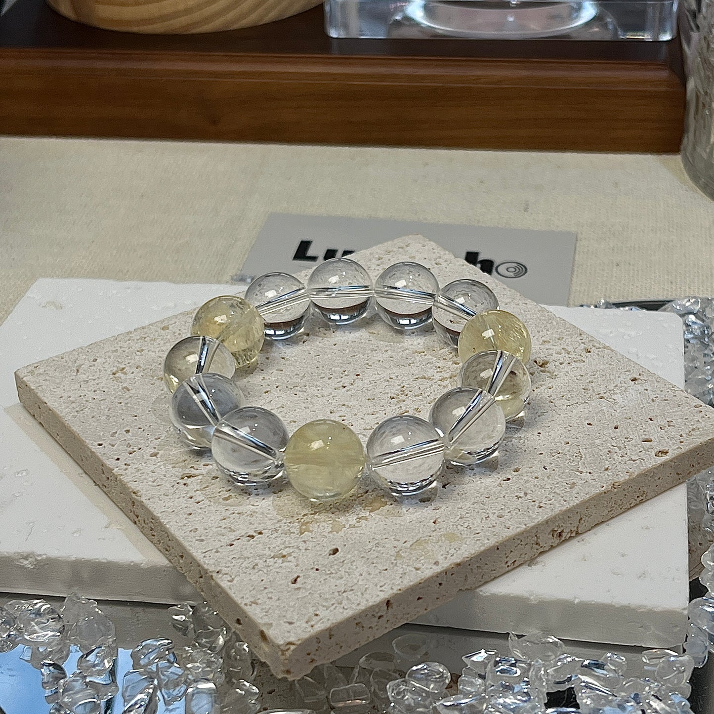 Prosperity & Clarity Bracelet by LuvEcho Jewelry, perfect for fostering joy and abundance