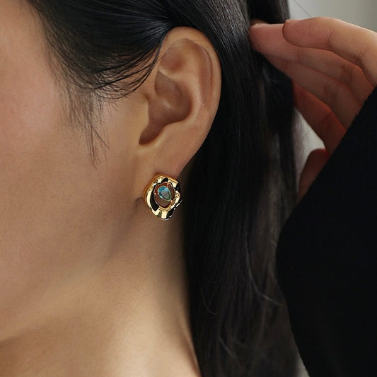 Penelope Waterdrop Zircon Earrings - Stylish and Innovative Accessory by LuvEcho Jewelry