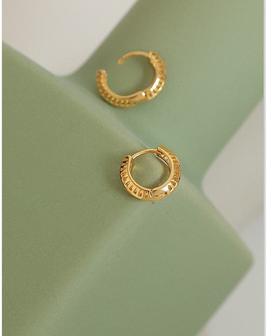  Intricate Design of Exquisite Hollow Circle Ear Buckles - LuvEcho Jewelry's Craftsmanship