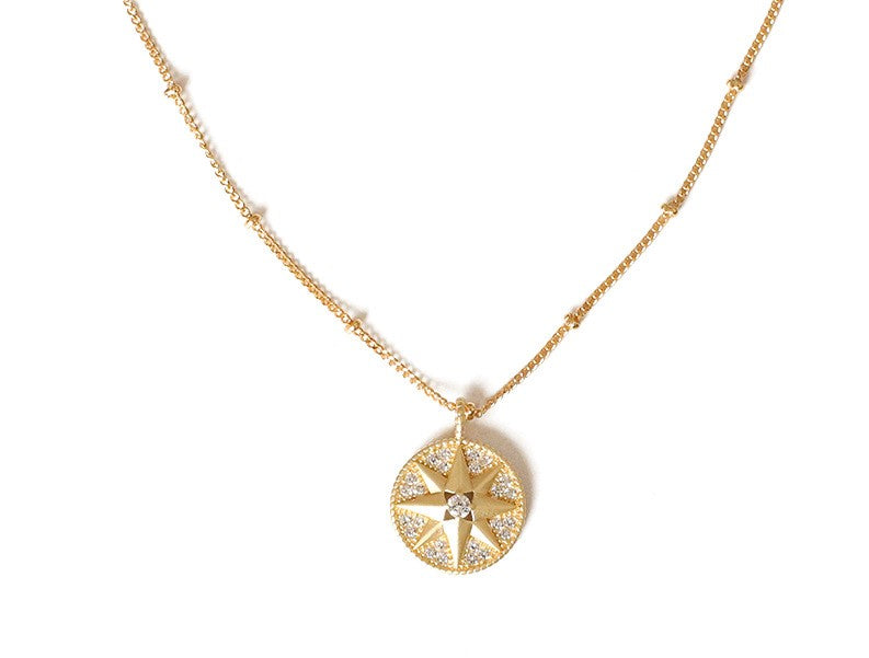 Cecilia - Astrolabe Pendant Necklace